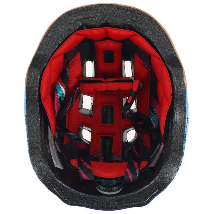 Шлем велосипедиста детский, размер 51-55 см, 028-M771, цвет синий