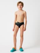 Плавки купальные для мальчика MINAKU, серые, цвет хаки, рост 110-116 см