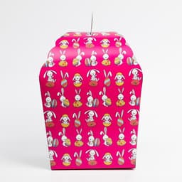 Коробка подарочная пасхальная «Крольчата», 17×17×26 см