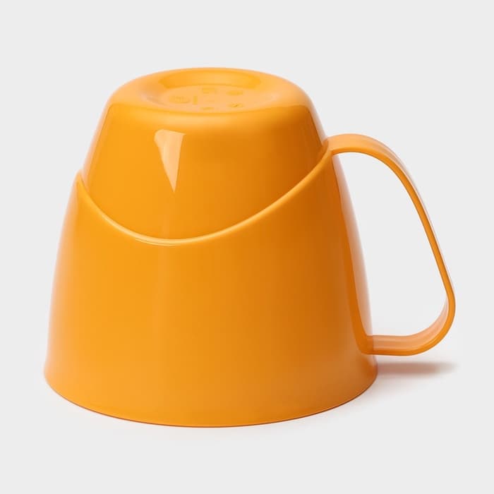 Кружка пластиковая с вакуумной крышкой, 720 мл, МИКС