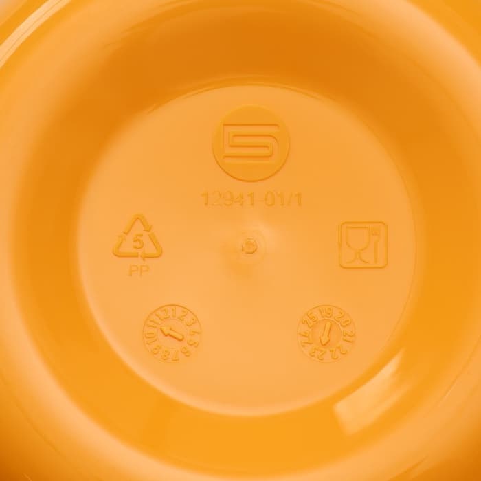 Кружка пластиковая с вакуумной крышкой, 720 мл, МИКС