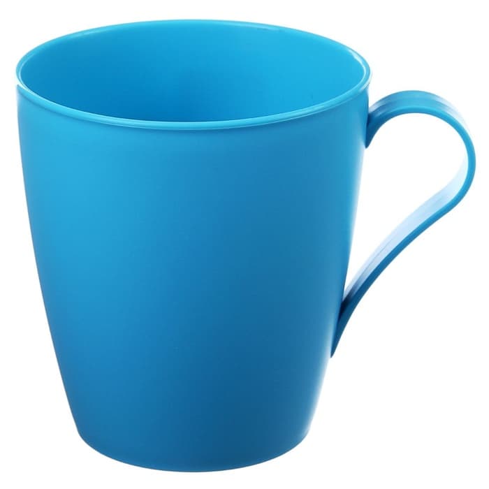 Кружка пластиковая «Нова», 400 мл, d=8.5 см, h=9.5 см, МИКС