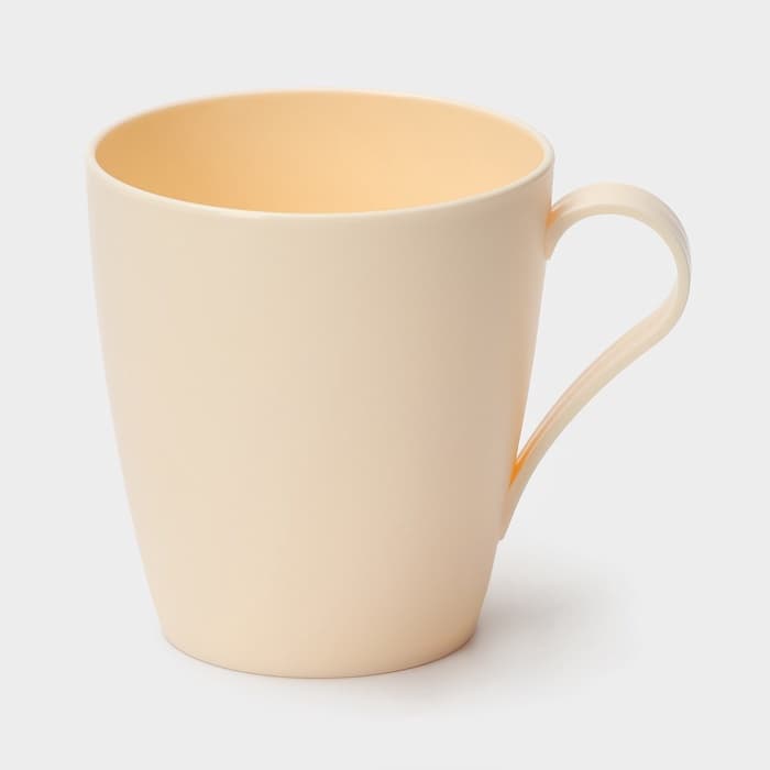 Кружка пластиковая «Нова», 400 мл, d=8.5 см, h=9.5 см, МИКС