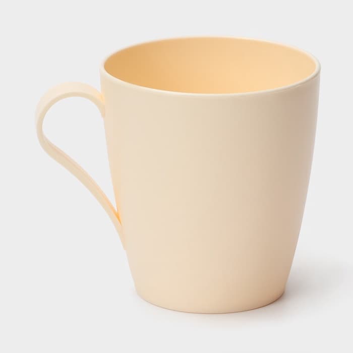 Кружка пластиковая «Нова», 400 мл, d=8.5 см, h=9.5 см, МИКС