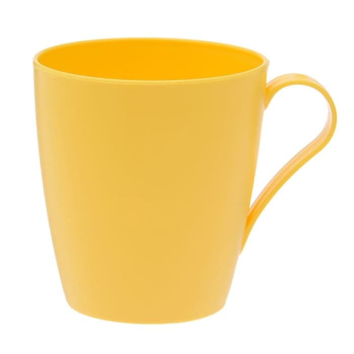 Кружка пластиковая «Нова», 400 мл, d=8.5 см, h=9.5 см, МИКС