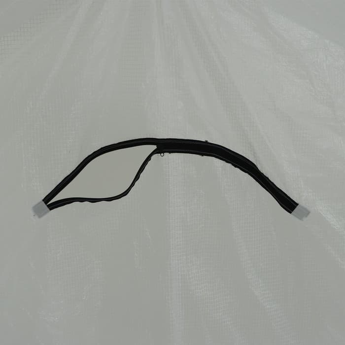 Теплица, 6.1×2.45×2.1 м, оцинкованный металл, профиль d=25 мм, чехол из армированной плёнки 120 мкм