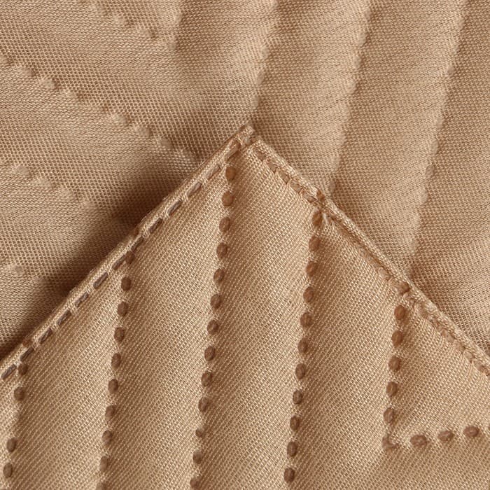 Покрывало 2-спальное «Экономь и Я», 180×210±5 см, микрофайбер 210 г/м², бежевое