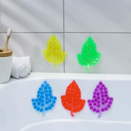 Коврик для ванной на присосках «Кленовый лист», 9×13.5 см, мини, МИКС