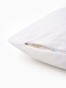 Наволочка - наперник на молнии «Атра. Римский», 50×70 см, белая, тик