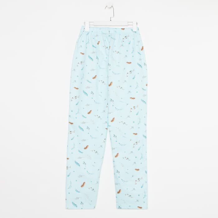 Брюки домашние женские KAFTAN Light, размер 40-42, голубые