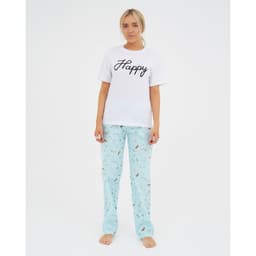 Брюки домашние женские KAFTAN Light, размер 40-42, голубые