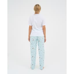 Брюки домашние женские KAFTAN Light, размер 44-46, голубые