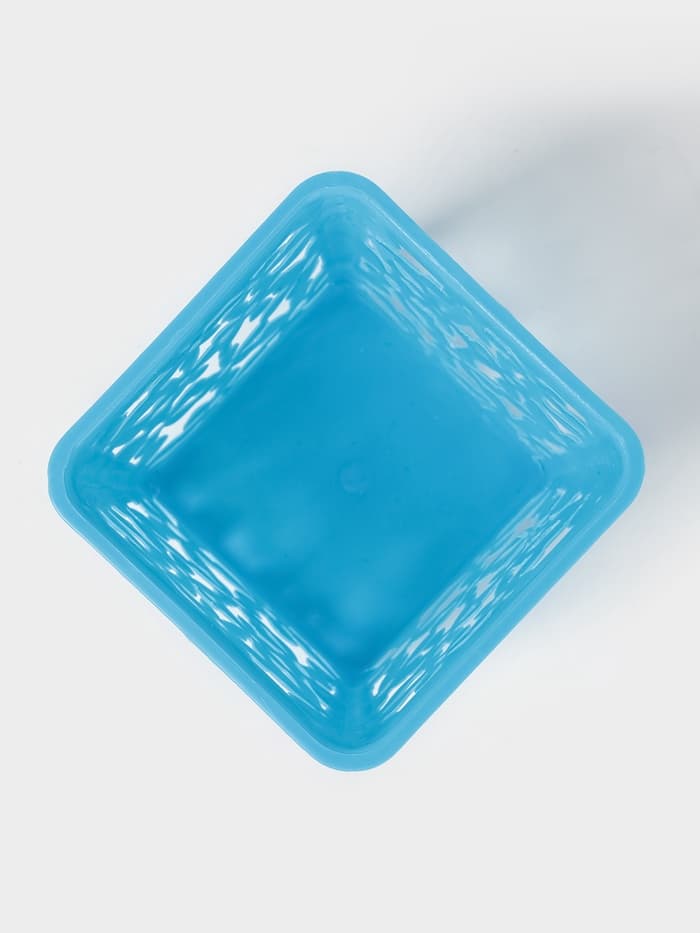 Корзина для хранения «Цветы», пластик, 9×9×10 см, МИКС