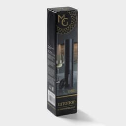 Штопор электрический Magistro Opium, 23×4.8 см, чёрный