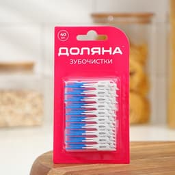 Зубочистки «Синтек», 24 шт., синяя