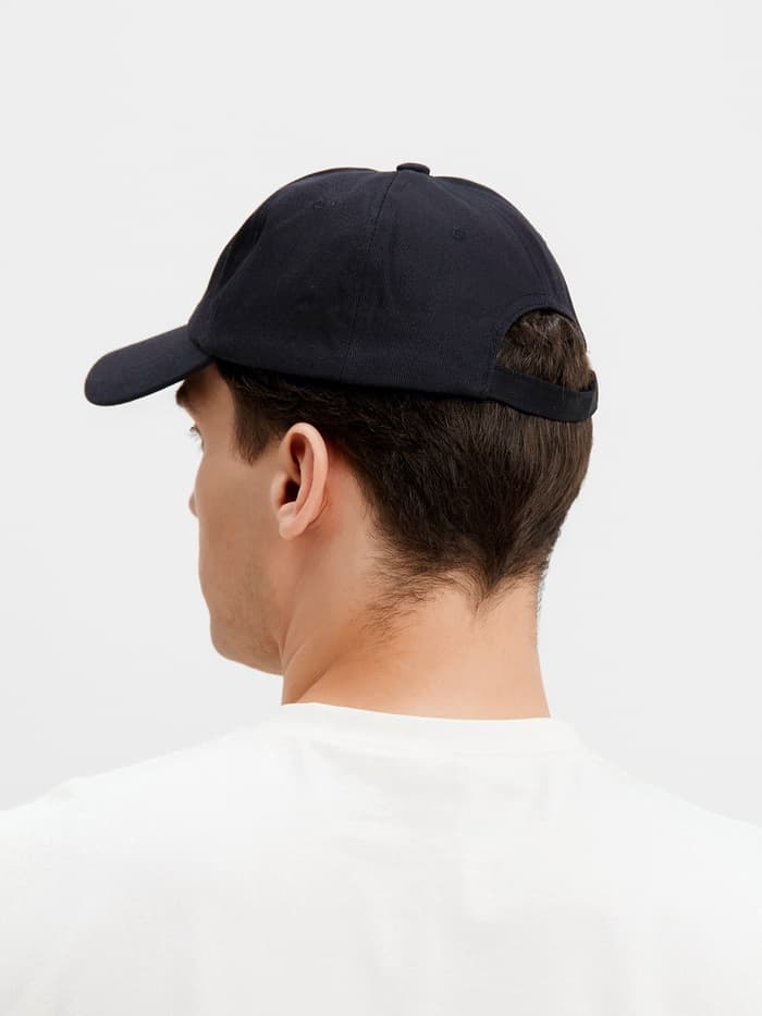 Кепка мужская однотонная MINAKU, размер 58, чёрная