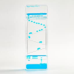 Часы гелевые, антистресс, 16.5×5.8 см, синие