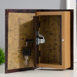 Шкатулка книга - сейф «Мой капитал», дерево, 17×11×5 см