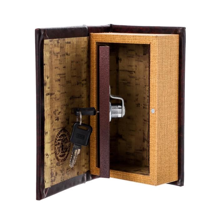 Шкатулка книга - сейф «Мой капитал», дерево, 17×11×5 см