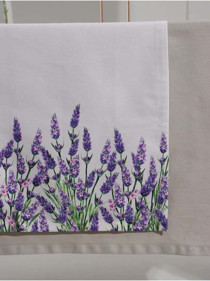 Дорожка на стол «Этель» Lavender 40×146 см, 100% хлопок, саржа 190 г/м²