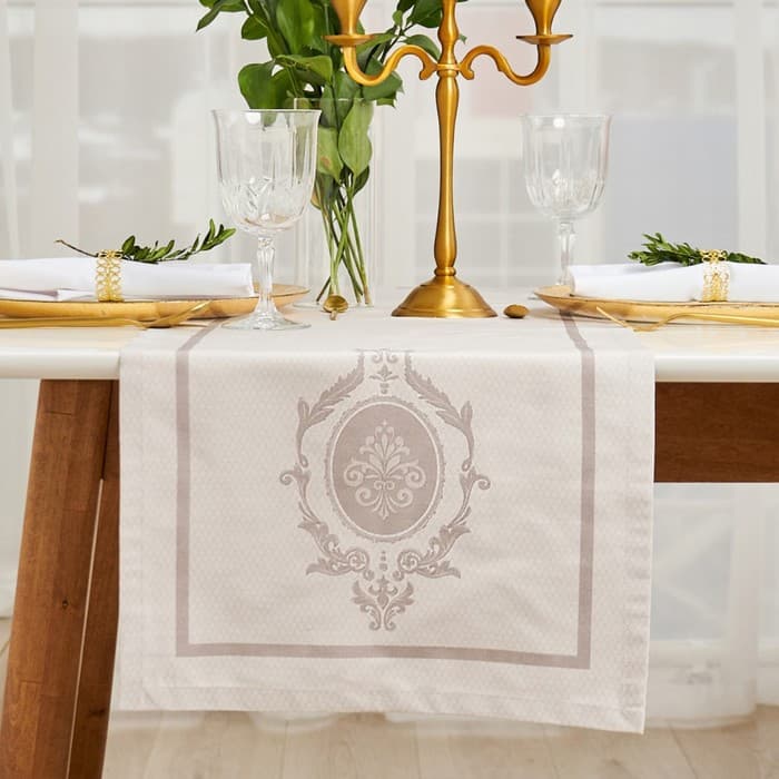 Дорожка на стол «Этель» Classicism 40×146 см, 100% хлопок, саржа 190 г/м²