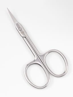 Ножницы маникюрные «Премиум», загнутые, узкие, 9 см, на блистере