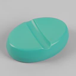 Игольница магнитная, 10.1×7 см, бирюзовая