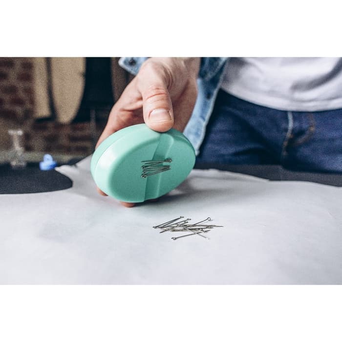 Игольница магнитная, 10.1×7 см, бирюзовая