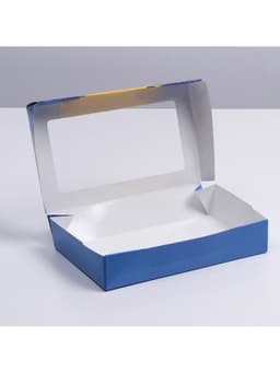 Кондитерская упаковка, коробка с ламинацией «8 марта», 20×12×4 см