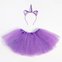 Набор для фотосессии KAFTAN «Искра»: юбка и ободок, фиолетовый, рост 86-110