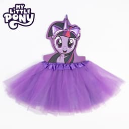 Набор для фотосессии KAFTAN «Искра»: юбка и ободок, фиолетовый, рост 86-110