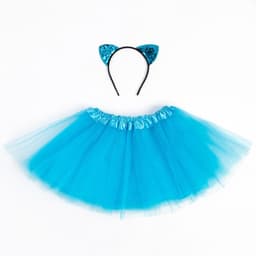 Набор для девочки (ободок и юбка-пачка) «Радуга», размер 30 (98-104 см), голубой