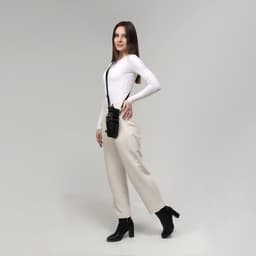 Сумка для мастера, 23×12 см, длина ремня 119 см, чёрная