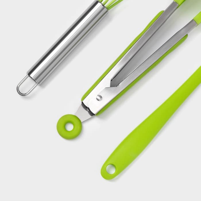 Набор кухонных принадлежностей Green, 6 предметов, зелёный