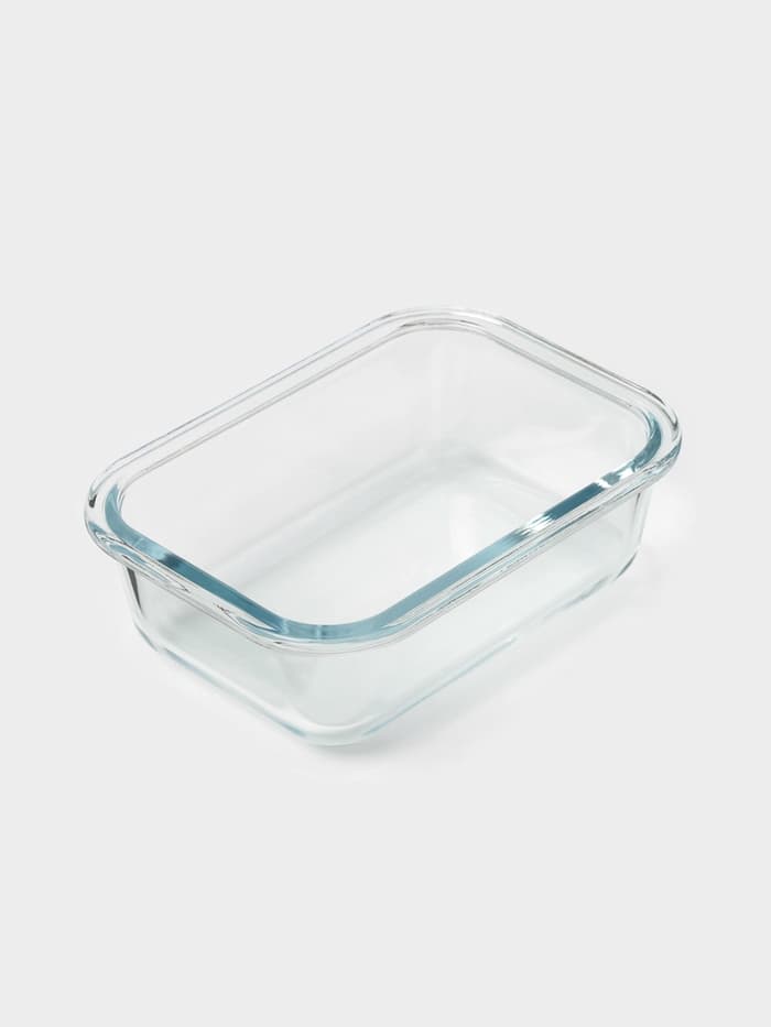 Контейнер Доляна Cook and Freeze, 380 мл, 15×11×5.5 см, с крышкой, жаропрочное стекло, МИКС