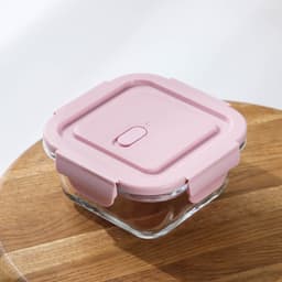 Контейнер Доляна Cook and Freeze, 300 мл, 12×6 см, с крышкой, жаропрочное стекло, МИКС