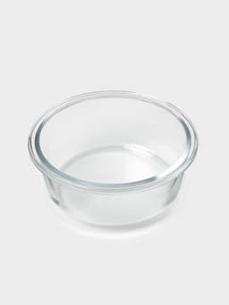 Контейнер для хранения продуктов Доляна Cook and Freeze, 370 мл, 13.5×6 см, с крышкой, жаропрочное стекло, МИКС