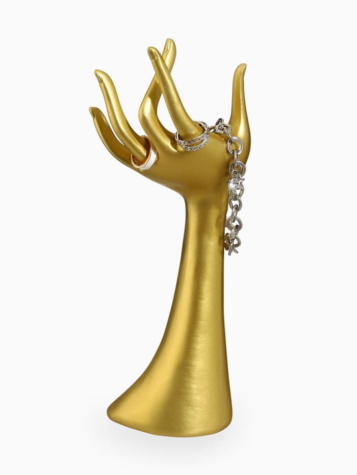 Подставка для украшений QF «Рука», 9.5×7×24, цвет золото