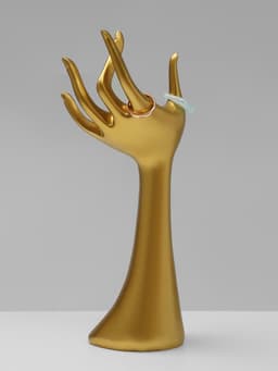 Подставка для украшений QF «Рука», 9.5×7×24, цвет золото