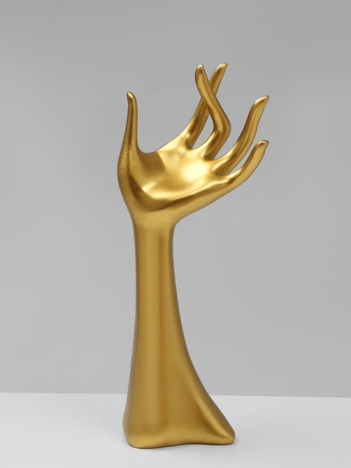 Подставка для украшений QF «Рука», 9.5×7×24, цвет золото