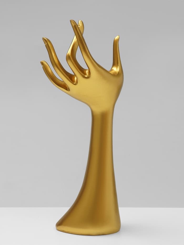 Подставка для украшений QF «Рука», 9.5×7×24, цвет золото