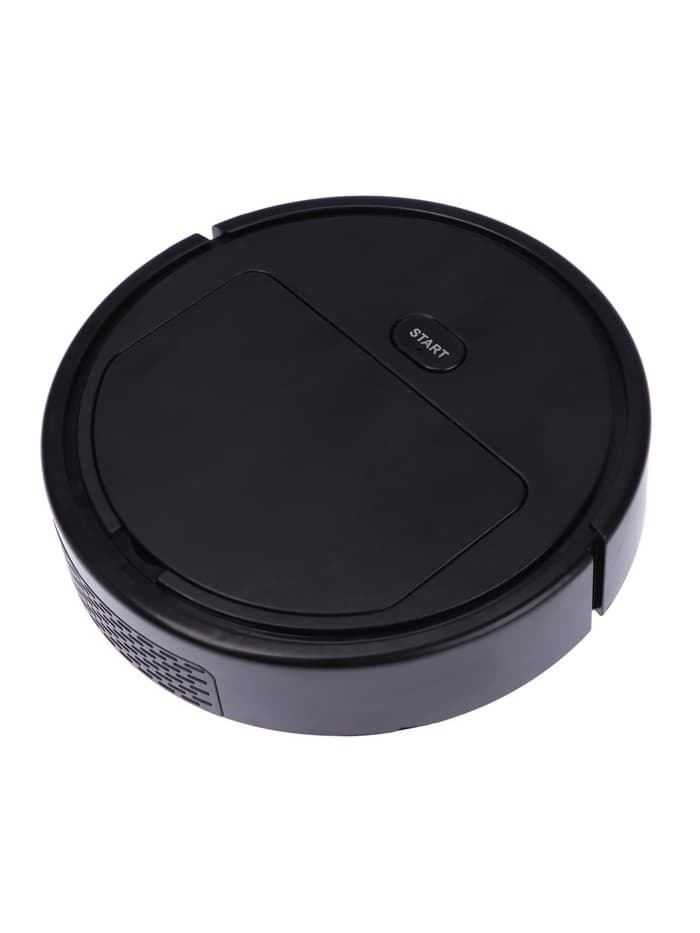 Робот-пылесос Luazon LVC-101, сухая уборка, 0.4 л, от USB, 5 Вт, 1200мА/ч, чёрный