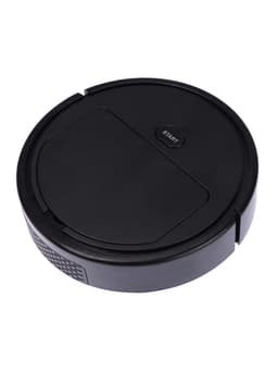 Робот-пылесос Luazon LVC-101, сухая уборка, 0.4 л, от USB, 5 Вт, 1200мА/ч, чёрный