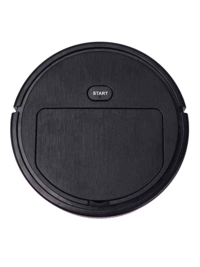 Робот-пылесос Luazon LVC-101, сухая уборка, 0.4 л, от USB, 5 Вт, 1200мА/ч, чёрный