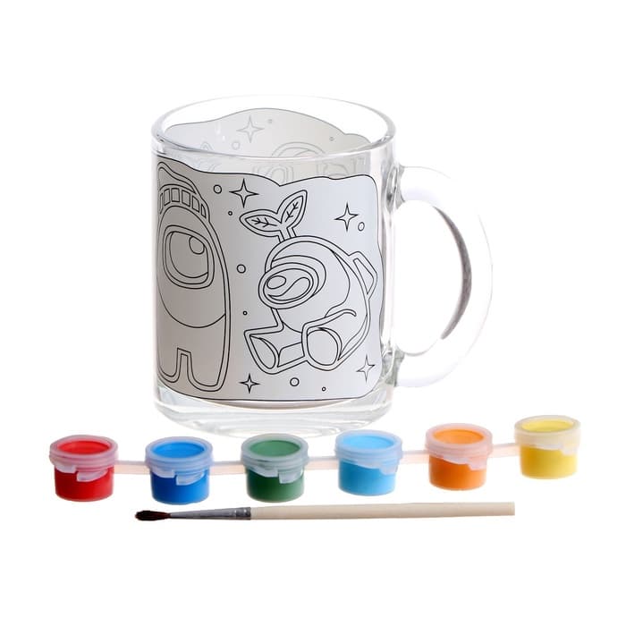 Кружка под роспись «В игре космонавтики», набор для творчества