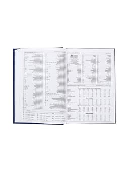 Ежедневник недатированный А5, 160 листов, обложка бумвинил, синий