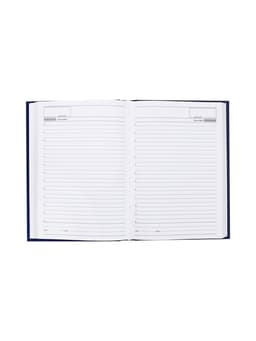 Ежедневник недатированный А5, 160 листов, обложка бумвинил, синий