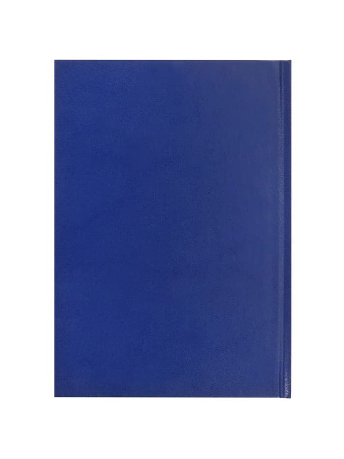 Ежедневник недатированный А5, 160 листов, обложка бумвинил, синий
