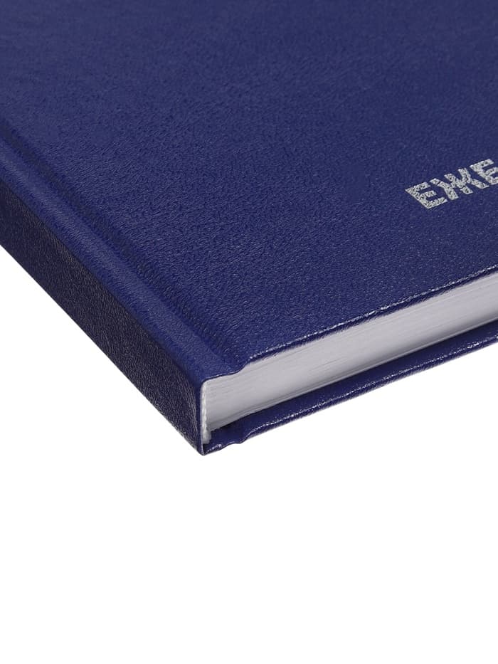 Ежедневник недатированный А5, 160 листов, обложка бумвинил, синий