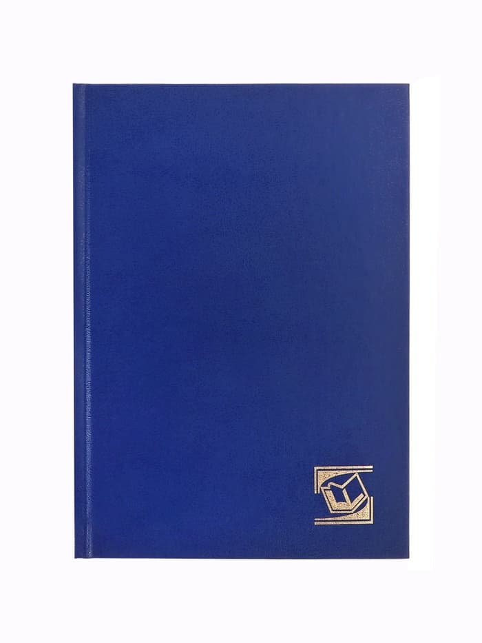 Ежедневник недатированный А5, 160 листов, обложка бумвинил, синий